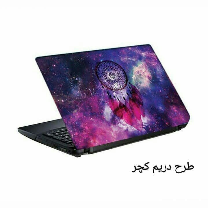 روکش پشت لپ تاپ سه بعدی