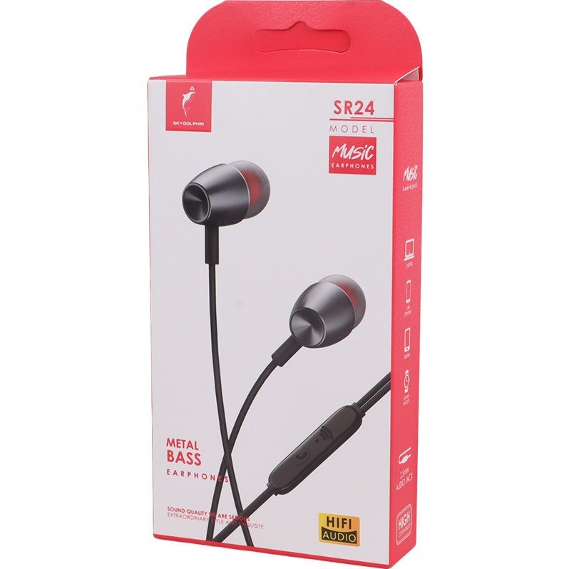 هندزفری با سیم اسکای دلفین مدل SR24